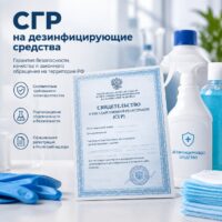 СГР на дезинфицирующие средства
